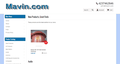 Desktop Screenshot of mavin.com